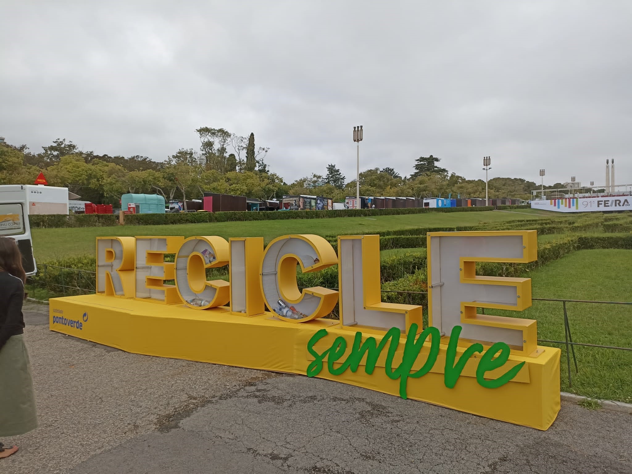 Há Reciclagem na Feira do Livro!