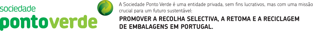 Sociedade Ponto Verde provomer a recolha selectiva, a retoma e reciclagem de embalagens em Portugal