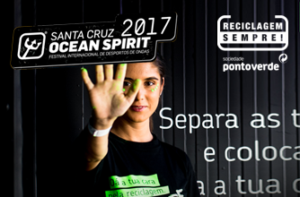 Sociedade Ponto Verde marca presença no festival Santa Cruz Ocean Spirit para sensibilizar festivaleiros