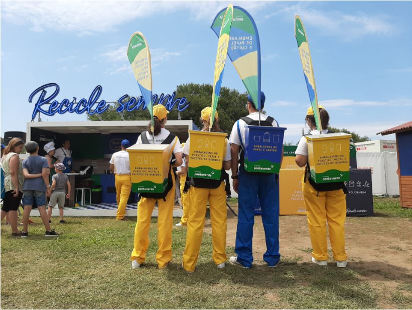 Sociedade Ponto Verde e Rock in Rio já “reciclaram” 420 toneladas de embalagens