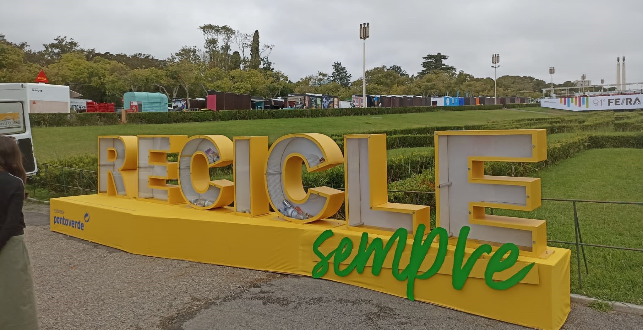 Há Reciclagem na Feira do Livro!