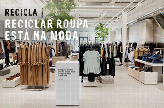 Reciclar roupa está na moda