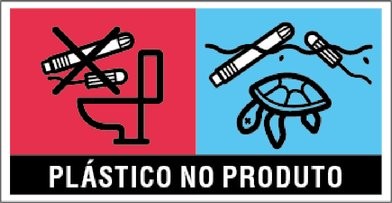 símbolo plástico no produto
