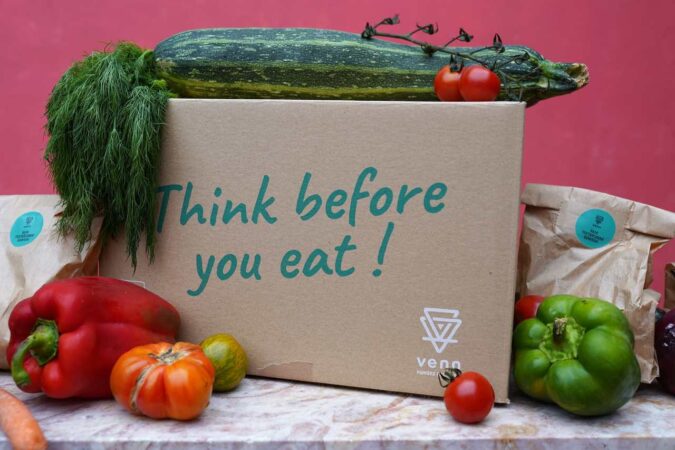 refeições sustentáveis veganas