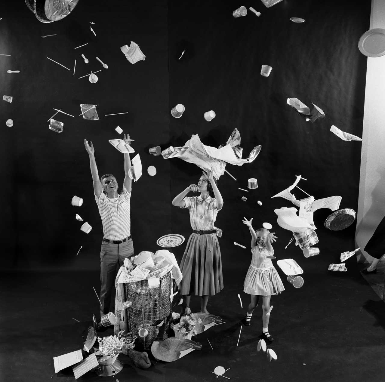 Plástico exposição